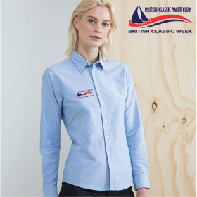 OW Ladies Delux Oxford Shirt, Long Sleeve (HB511) (image for) OW Ladies Delux Oxford Shirt, Long Sleeve (HB511)