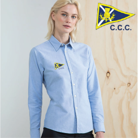 OW Ladies Delux Oxford Shirt, Long Sleeve (HB511) (image for) OW Ladies Delux Oxford Shirt, Long Sleeve (HB511)