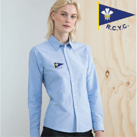 Delux Oxford Shirt, Ladies Long Sleeve (HB511) (image for) Delux Oxford Shirt, Ladies Long Sleeve (HB511)