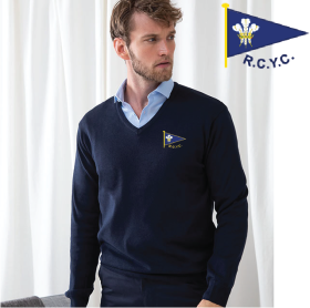 Mens 12 Gauge V-neck Jumper (HB720) (image for) Mens 12 Gauge V-neck Jumper (HB720)