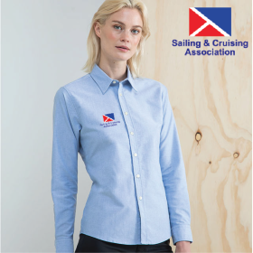 Delux Oxford Shirt, Ladies Long Sleeve (HB511) (image for) Delux Oxford Shirt, Ladies Long Sleeve (HB511)