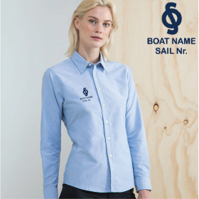 Ladies Delux Oxford Shirt, Long Sleeve (HB511) (image for) Ladies Delux Oxford Shirt, Long Sleeve (HB511)