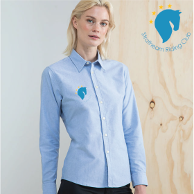 EQ Delux Oxford Shirt, Ladies Long Sleeve (HB511) (image for) EQ Delux Oxford Shirt, Ladies Long Sleeve (HB511)
