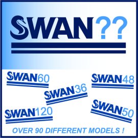 Swan Logo with Model Number (Pr) (image for) Swan Logo with Model Number (Pr)