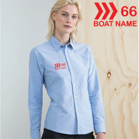 OW Ladies Delux Oxford Shirt, Long Sleeve (HB511) (image for) OW Ladies Delux Oxford Shirt, Long Sleeve (HB511)