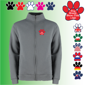 Unisex Full Zip Collared Sweat Shirt (UC512) (image for) Unisex Full Zip Collared Sweat Shirt (UC512)