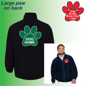 Unisex Fleece with Back Paw (UC604) (image for) Unisex Fleece with Back Paw (UC604)