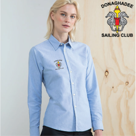 Delux Oxford Shirt, Ladies Long Sleeve (HB511) (image for) Delux Oxford Shirt, Ladies Long Sleeve (HB511)