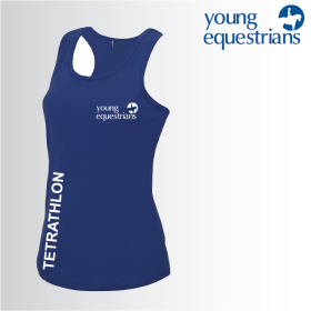 EQ Ladies Tetrathlon Cool Plus Running Vest (JC015) (image for) EQ Ladies Tetrathlon Cool Plus Running Vest (JC015)